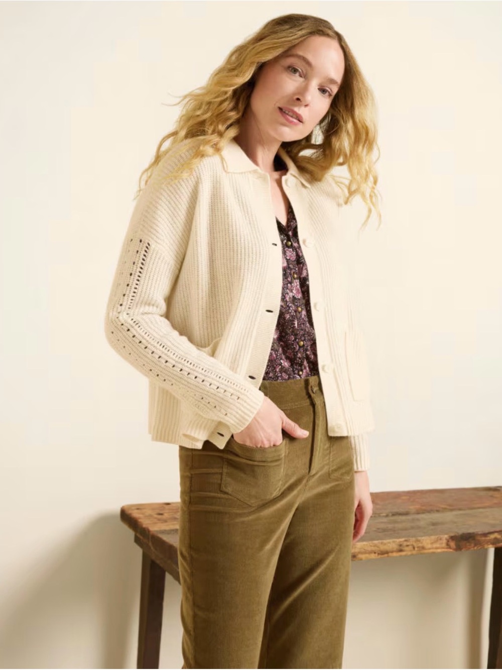 Garnet Hill Cashmere sweater